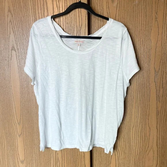 KNOX ROSE WOMEN’S ULTRA LIGHTWEIGHT WHITE SHORT SLEEVE T-SHIRT SIZE XXL - Picture 1 of 4